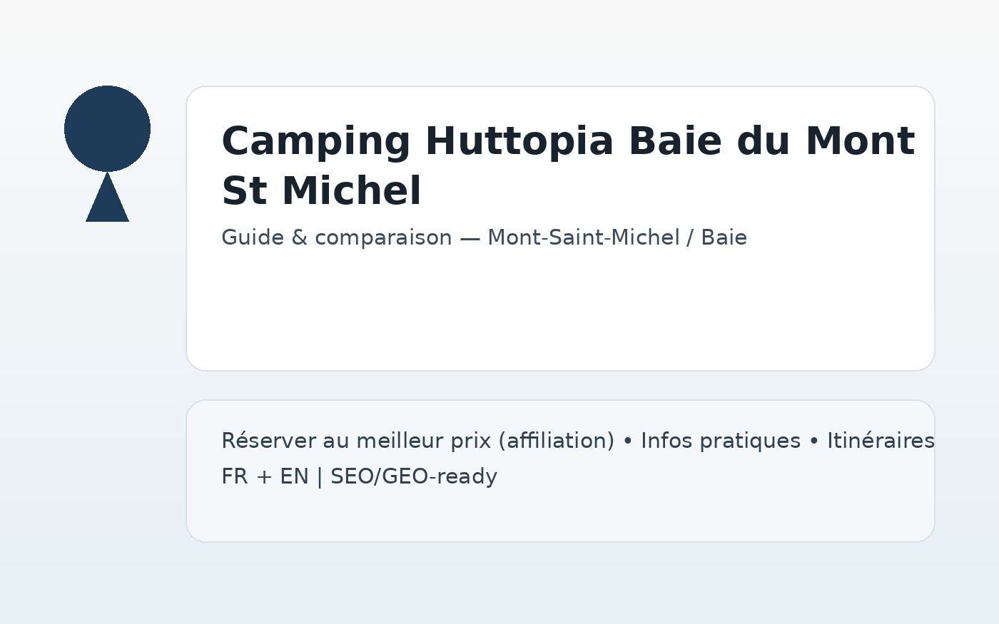 Camping Huttopia Baie du Mont St Michel — Baguer-Pican