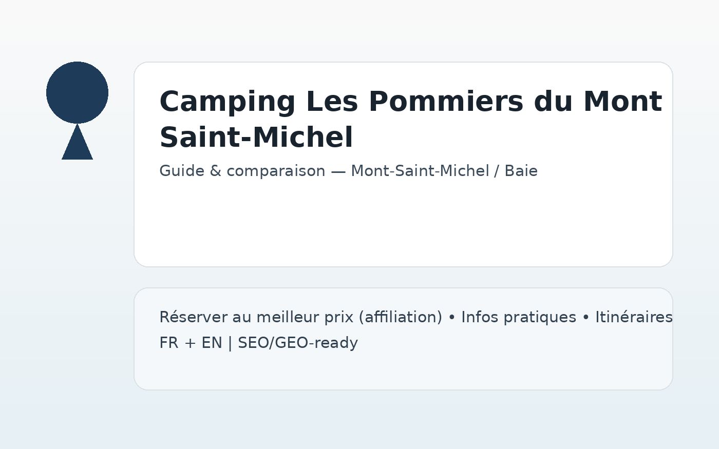 Camping Les Pommiers du Mont Saint-Michel — Beauvoir