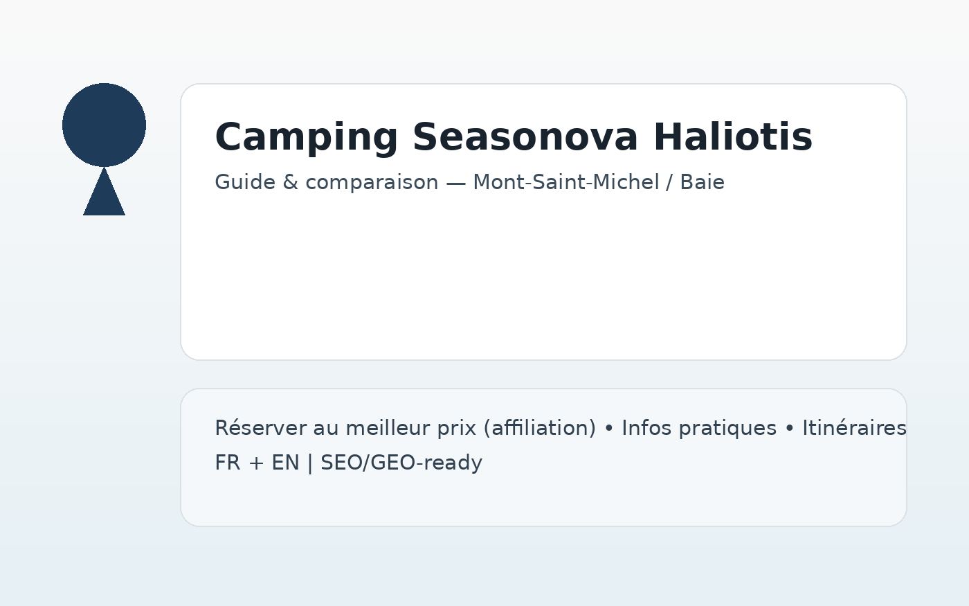 Camping Seasonova Haliotis — Pontorson