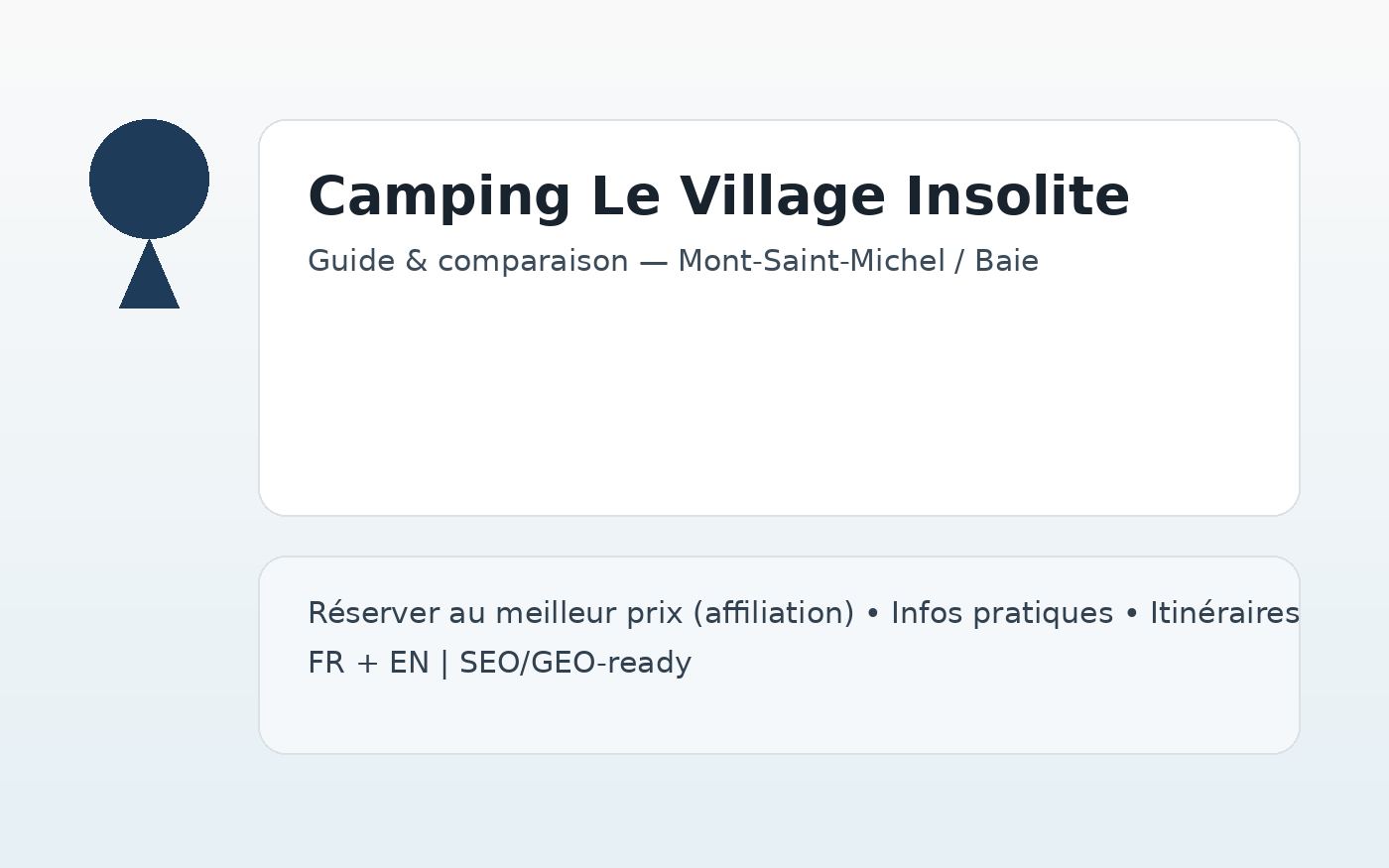Camping Le Village Insolite — Saint-Benoît-des-Ondes